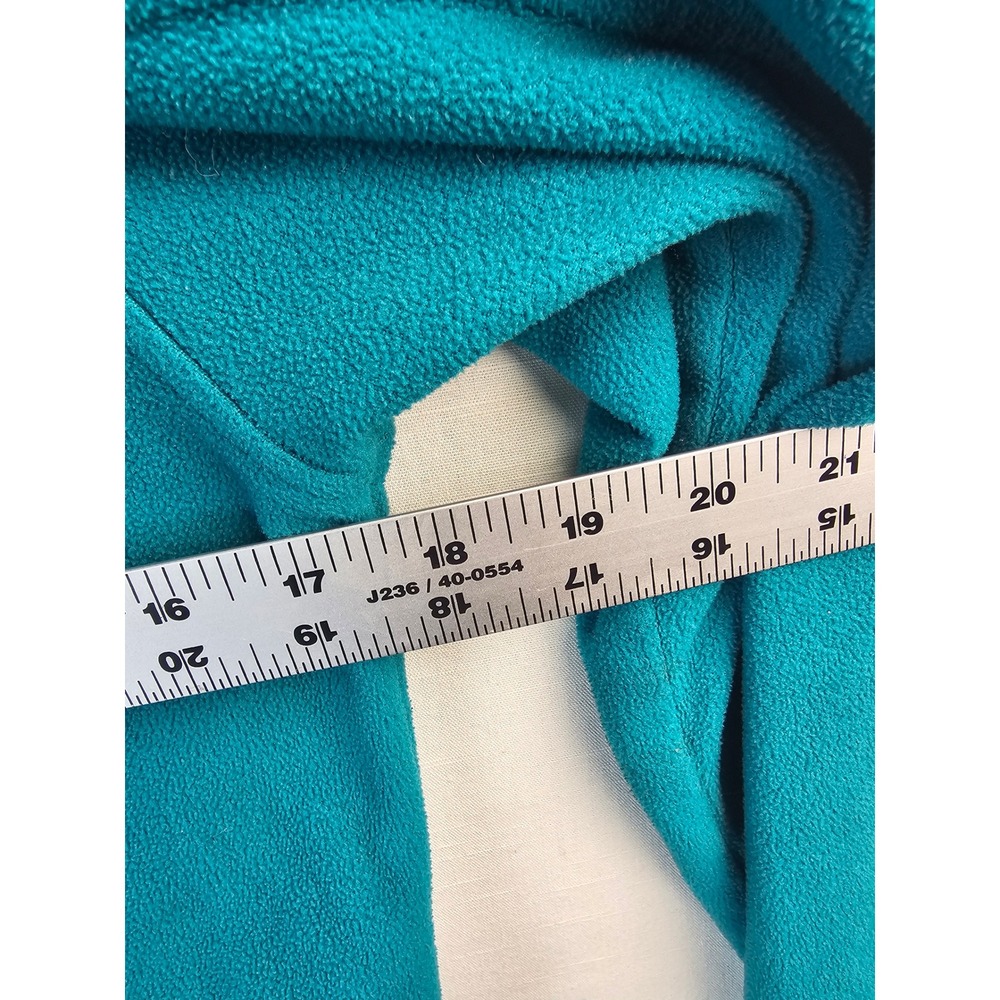 The North Face Womens TKA 100 Full Zip Fleece Jacket Teal Blue Medium - Picture 12 of 13